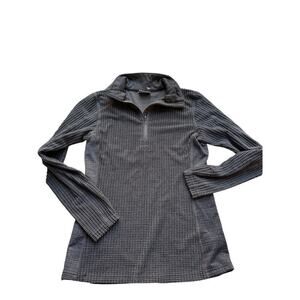 XS Columbia Green Taupe Quarter Zip Pullover – Outdoor Hiking Layer